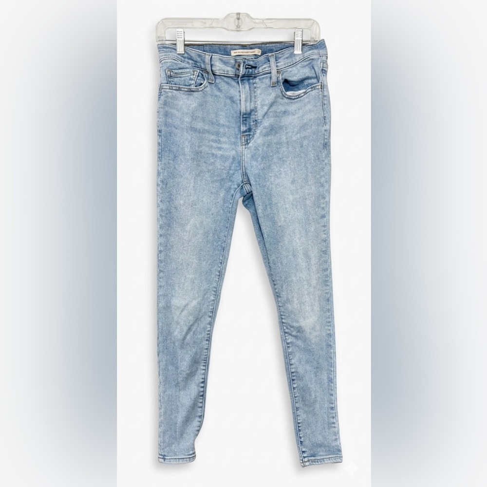 Levi's 720 High Rise Super Skinny Light Wash Blue Women's Jeans